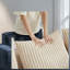 Canapés à compression, canapé moderne en velours côtelé beige de 72 pouces pour la maison