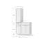 Meuble-lavabo simple 39 po Disar-111379332