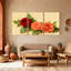 Ensemble de 3 reproductions d'art sur toile-688879571