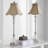 Rehm Glass and Resin Standard Table Lamp