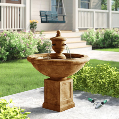 Russ Hand Crafted Weather Resistant Floor Fountain