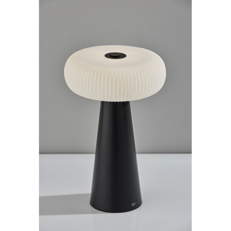 Ozzie LED Cordles Table Lamp, Black