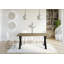 Dining Table Asai with X-Shaped Black Metal Legs-90655121
