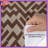 Brown Zigzag Pattern Duvet Covers-128548066