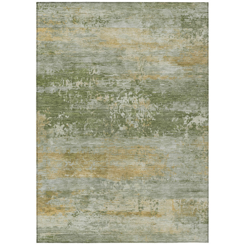 Machine Washable Indoor/Outdoor Jacinto ACN2146 Abstract Rug, Rectangle 9' x 12'