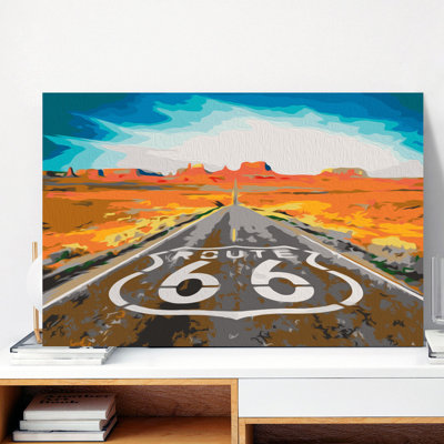 " Route 66 " Painting Print
