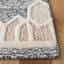 Tapis gris / ivoire en coton touffeté à la main Etheredge-216769692