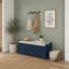 Banc de rangement TREXM avec 3 portes en forme de volet, banc à chaussures avec coussin amovible et espace de rangement caché-133700762-133700763