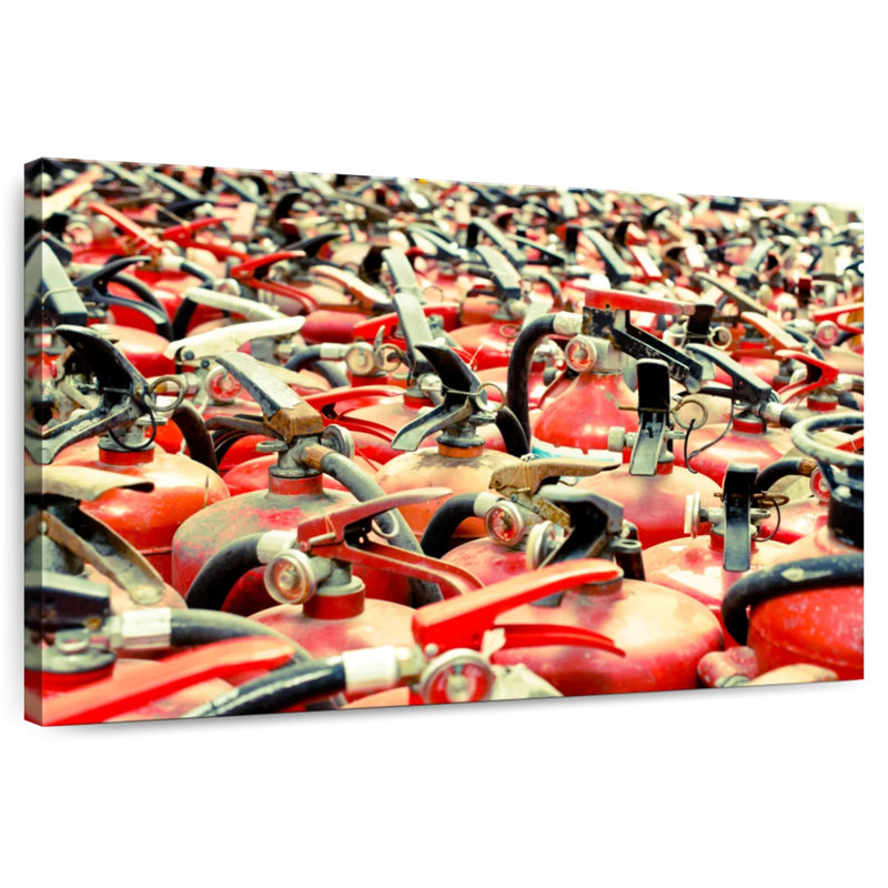 Kerner Fire Extinguishers, 30" H x 45" W