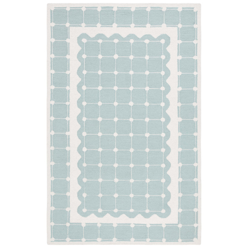 Darinesha Safavieh Kids Hand Tufted 85% Wool And 15% Cotton With Latex Rug, Rectangle 4' x 6'