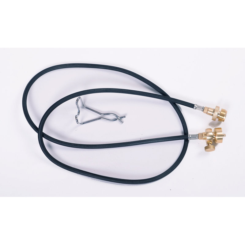 Tuyau d'extension flexible de 5 pi Flame King pour réservoirs de propane et torches à main au propane de 1 lb