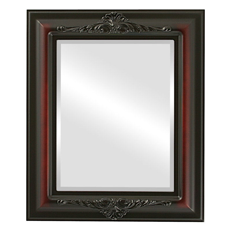 Wokingham Rectangle Mirror, 29" H x 25" W, Rosewood