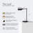 Leaf 16" Vintage LED Desk Lamp with Wireless Charging Pad, Adjustable Arm, and 3-Way Dimming