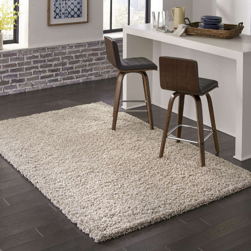 Checotah Handmade Wool Gray Area Rug, Rectangle 2' x 3'