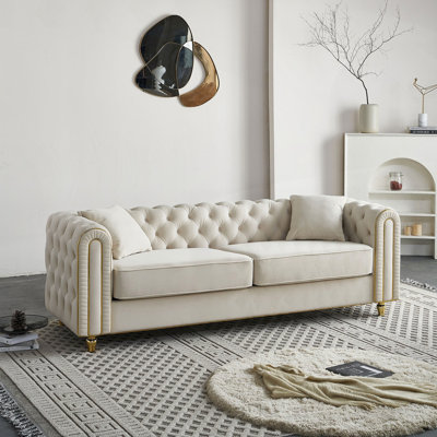 86'' W Luxury Modern Tufted Sofa