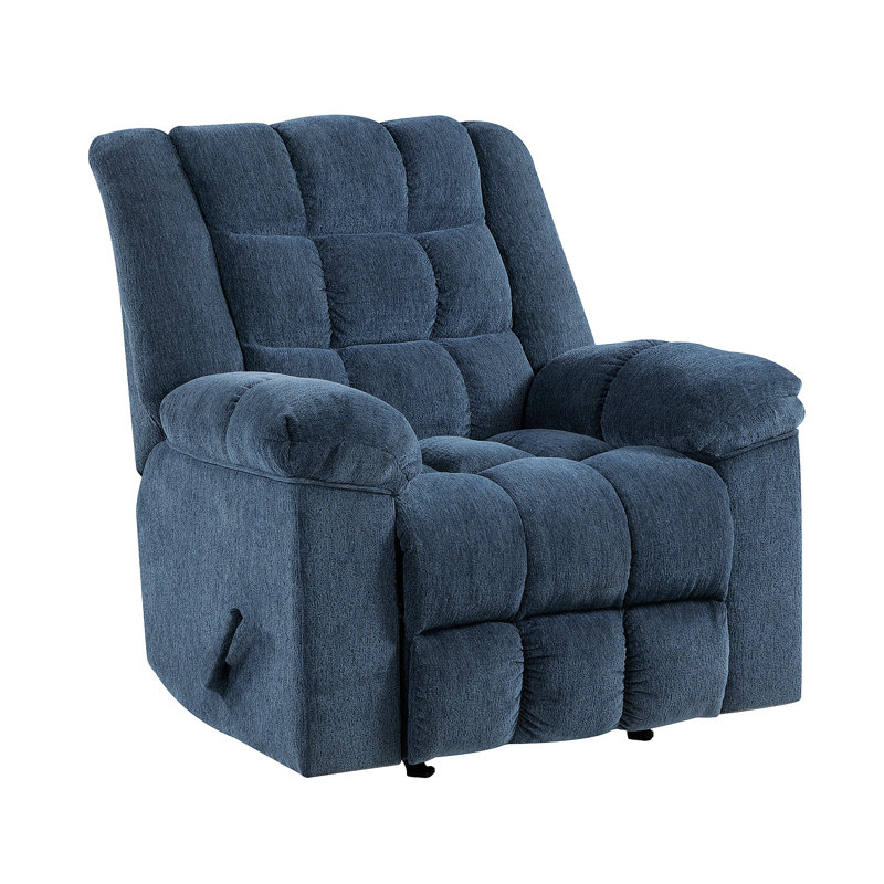 Fauteuil inclinable en chenille 1pc, Bleu