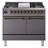 ILVE Nostalgie II Series 40 inch Dual Fuel Range with 6 Sealed Burners, Griddle (Solid Door)-99299308-99299282