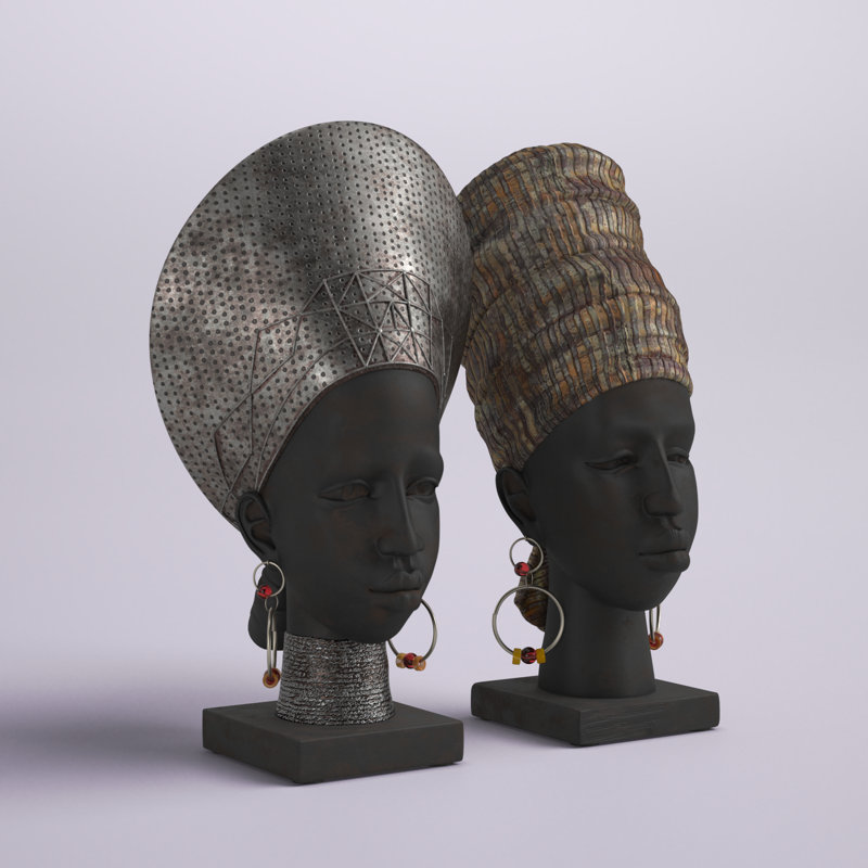 Ensemble de 2 masques éclectiques