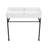 Carre 36" Ceramic Console Sink White Basin Black Legs-1110301861