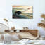 Art mural sur toile, silhouette de bison-1023492496