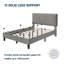  Upholstered Platform Bed with Adjustable Headboard-417069816-417069813