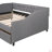Upholstered Daybed With Two Drawers, Wood Slat Support (Daybed)-1852435657