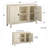 Lai 46'' Wide 6 - Shelf Storage Cabinet