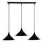 Jovenko 3 - Light Black Kitchen Island Pendant