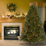 90' H Lighted Artificial Pine Christmas Tree