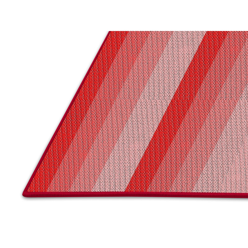 Tapis rose / gris Avera, Rectangle 5 pi x 7 pi