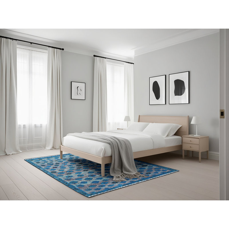 Walberg Abstract Indoor Rug, Rectangle 5' x 7'