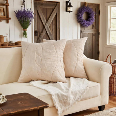 100% Cotton Euro Sham Covers 26X26”