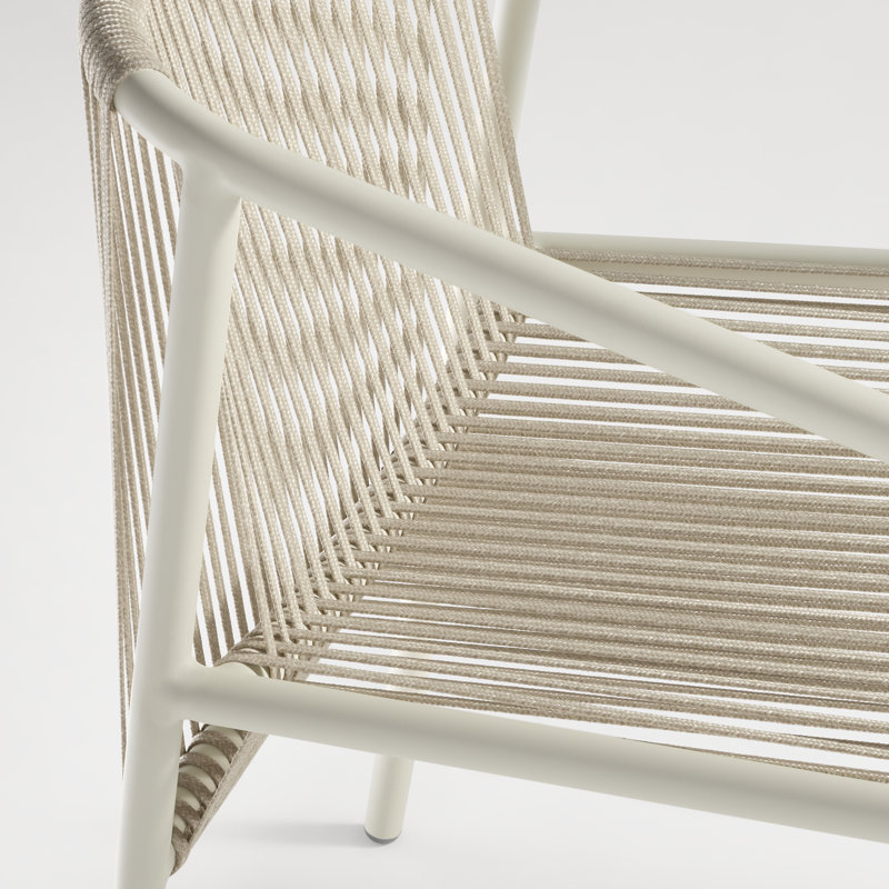Lookout Outdoor Dining Armchair, White