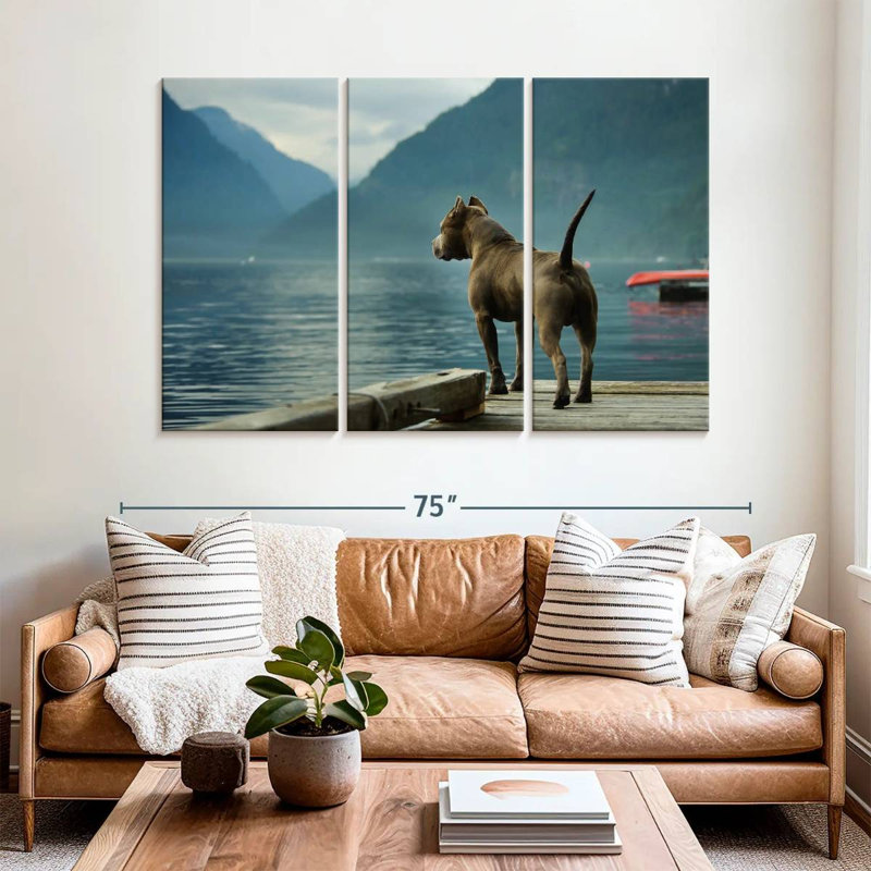 Brampt Pierside Pit Bull, 42" H x 65" W
