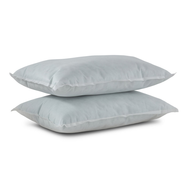 Eco-Friendly Ultra Plush Fiber Filled White Pillow Insert Set