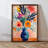 Elegant Decorative Framed MDF Painting, 13.8 x 18.5 x 0.1 inches | 100% MDF with 3 mm Thickness, 100% Pine Wood Frame | UV Printed Artwork for Stylish Home Decor, Perfect for Living Room or Office