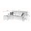 Canapé modulaire 3 pièces rembourré-1076668366