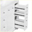 Ensemble de meuble-lavabo moderne avec lavabo et six tiroirs-104947385
