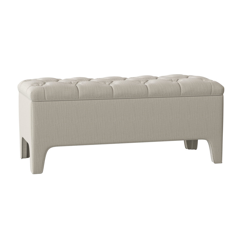 Lincoln Upholstered Storage Bench, 19" H x 72" W x 19" D, Auden Toast