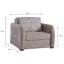 Fauteuil rembourré convertible avec rangement-1898395099