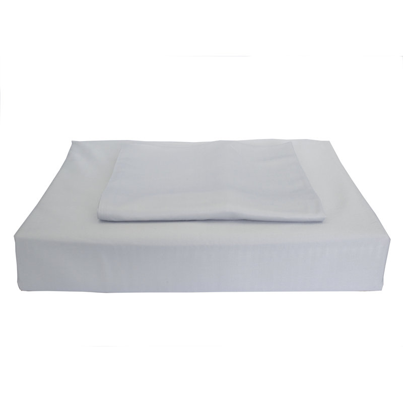 Ensemble de draps en rayonne de bambou, Bleu ciel, Double