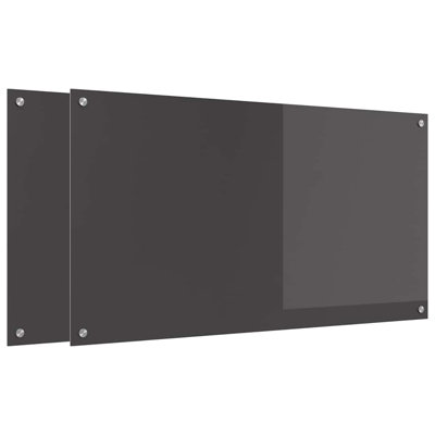 Vidaxl Kitchen Backsplash White 80 X 40 Cm Tempered Glass