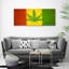 Rasta Flag - No Frame Print on Canvas