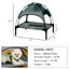 Lit surélevé portatif pour chien-376395722-380906522