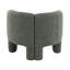 Fauteuil d'appoint luxueux en tweed avec duvet de plumes