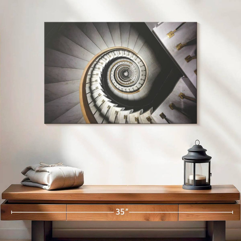 Lilie Infinite Spiral Stairway, 24" H x 36" W