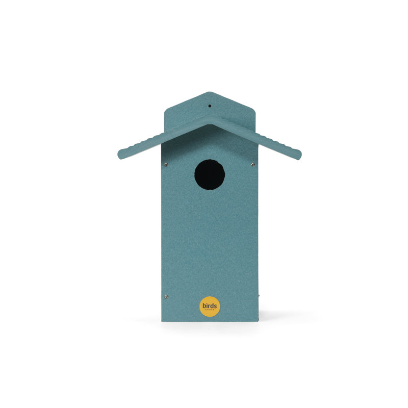 Lake Blue Recycled Poly-Lumber Hanging Bluebird House