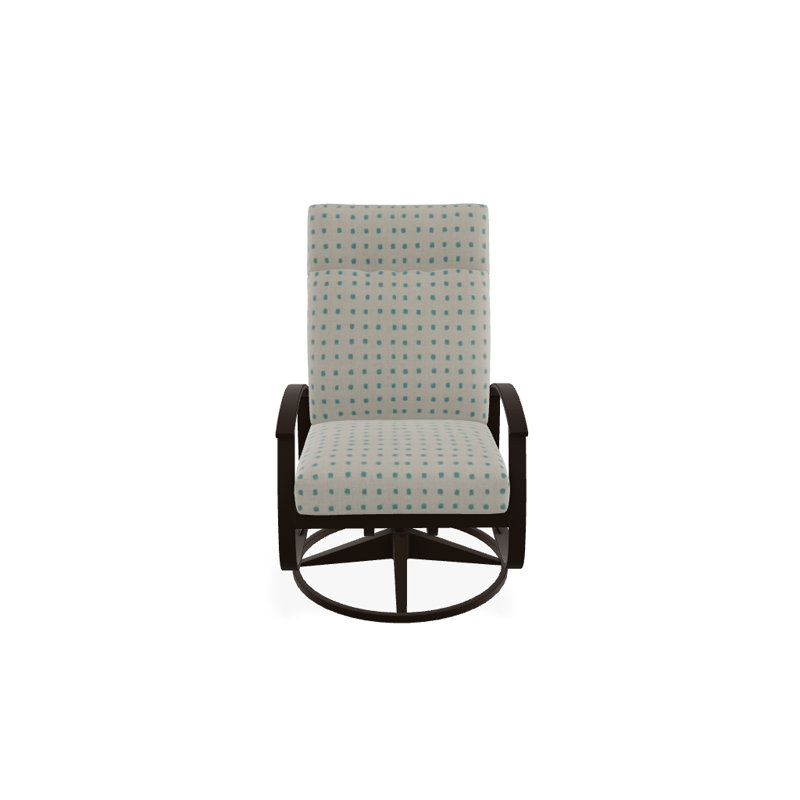 Belle Isle Outdoor Swivel Lounge Chair, Textured Kona, Yellow 43A, Kona P10