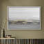«Minimal Landscape IDEA4WALL», reproduction d'art sur toile encadrée grise, ciel abstrait, impression sur toile, décoration pour salon, chambre à coucher encadrée-91481773-91481776