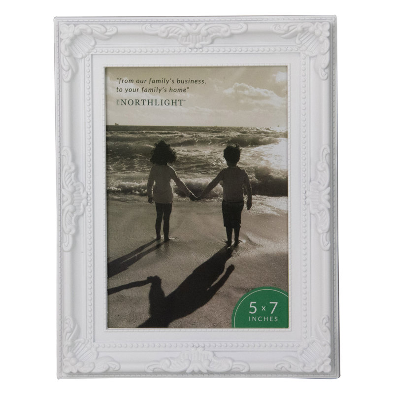 Cadre photo 8,5 "rectangulaire 5" x 7 "- Blanc